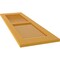 Ekena Millwork 18W x 77H Americraft Two Equal Louver Exterior Real Wood Shutters, Turmeric, PR RW101LV18X77TUH - alternate 8